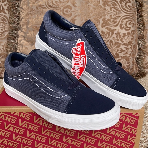 Vans Old Skool Paisley Parisienne Night/Trwht Men’ - Picture 12 of 16